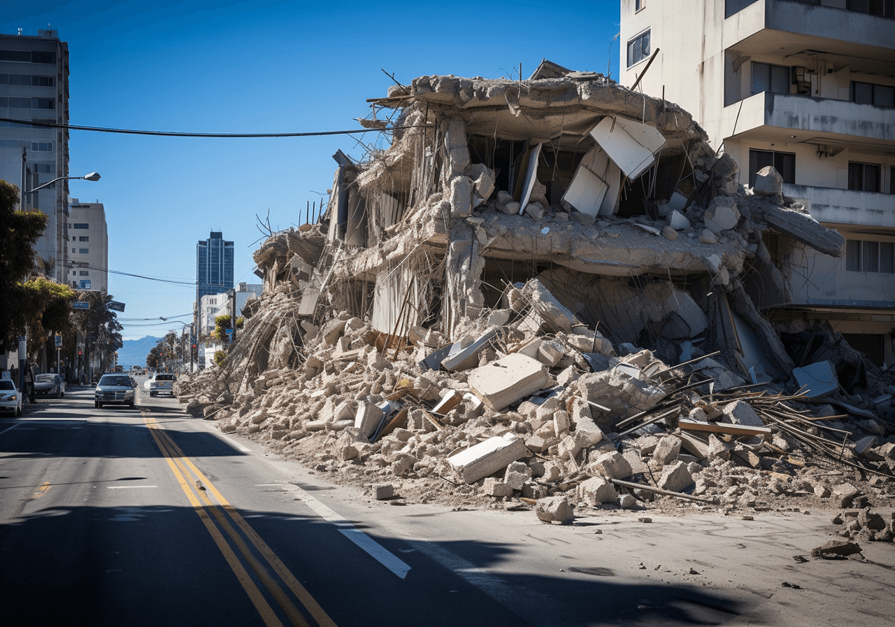 ¿Qué pasa si se cae mi edificio ante un terremoto?